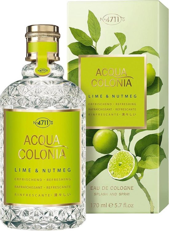 4711 Acqua Colonia Lime & Nutmeg - 50 ml - eau de cologne spray - unisex parfum
