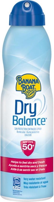Banana Boat Dry Balance Sun Protection Spf50+ Spray 180ml