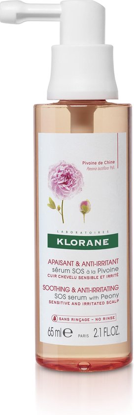 Klorane - SOS Serum - Zklidňující sérum pro citlivou a podrážděnou vlasovou pokožku Pivoňka