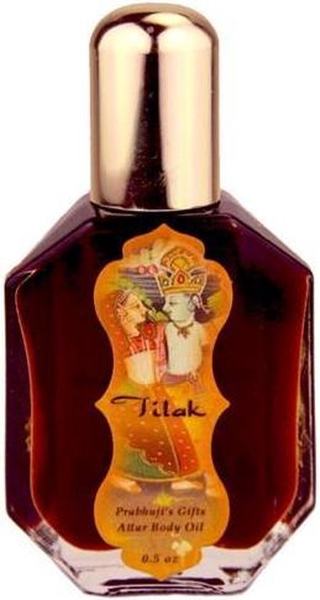 Attar parfum olie, 'Tilak' (liefde), Prabhuji's Gifts, 15 ml