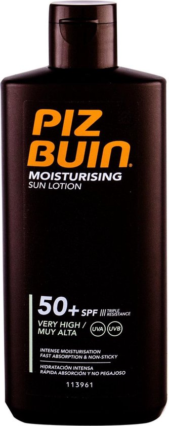 Piz Buin - Moisturising Sun Lotion Spf50+ - Sun Milk With Moisturizing Effect
