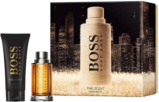 Hugo Boss The Scent Giftset - 50 ml eau de toilette spray + 100 ml showergel - cadeauset voor heren